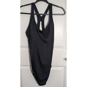 Speedo Black Ribbed Ultraback One-Piece Swimsuit Size XXL - NWT